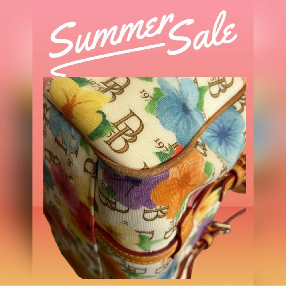 Dooney & Bourke Floral Satchel Bag in Multicolor - Picture 6 of 14
